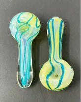 3 Inch Frit Fumed Spoon Pipe